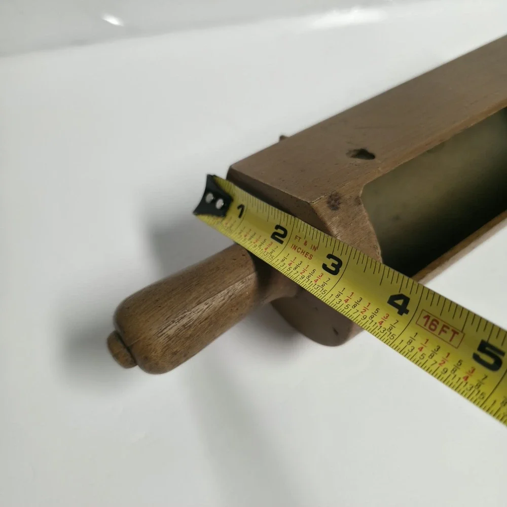 Vintage 1985 HOMCO Rolling Pin Wall Pocket Planter Kitchen Decor Faux Wood